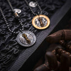 Vintage Round Hobo Coin Pendant - Men's Trendy EDC Accessory