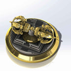 Vintage Round Hobo Coin Pendant - Men's Trendy EDC Accessory