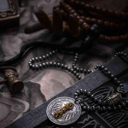 Vintage Round Hobo Coin Pendant - Men's Trendy EDC Accessory