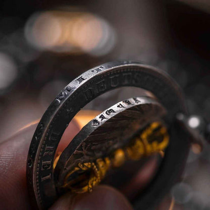 Vintage Round Hobo Coin Pendant - Men's Trendy EDC Accessory