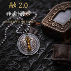 Vintage Round Hobo Coin Pendant - Men's Trendy EDC Accessory