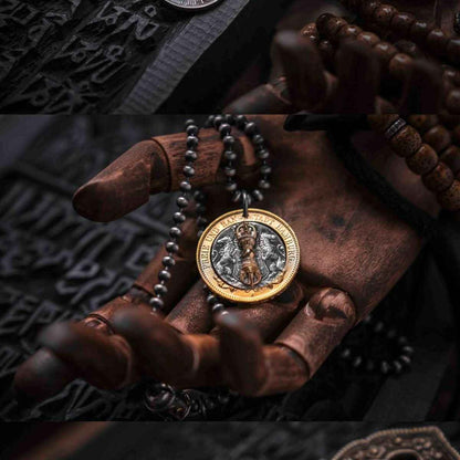 Vintage Round Hobo Coin Pendant - Men's Trendy EDC Accessory