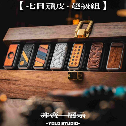 YOLO 7-Day Fidget Slider Set - Premium EDC Stress Relief Collection