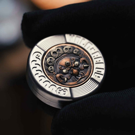 YOLO × ACEDC Mechanical Milk Cover Haptic Coin Gen 3 – Fire Roc Edition - gamerstoretoysHaptic Coin