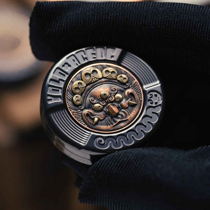 YOLO × ACEDC Mechanical Milk Cover Haptic Coin Gen 3 – Fire Roc Edition - gamerstoretoysHaptic Coin