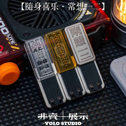 YOLO "Chang Xiang Yi Er" Mechanical Fidget Slider - EDC Stress Relief Toy