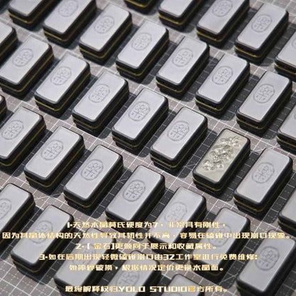 YOLO Crystal & Metal EDC Fidget Toy - Portable Joy & Luck Accessory